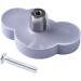 Set of 10 Grey Cloud-Shaped Furniture Knobs for Children's Rooms | Decorative Drawer Knobs - Buy Online on GoSupps.com