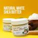 Raw African Shea Butter Travel Size 2 oz Pure Unrefined Shea Butter for Skin Hair & Face Traditional Plant-Based Body Cream for Dry Rough Areas - White White Shea Butter - Buy Online on GoSupps.com