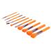 Soft Hair Eyeshadow Loose Powder Makeup Brush Set for Beginners | Orange Cosmetic Tools - Buy Now - Buy Online on GoSupps.com