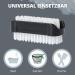 Parsa Beauty Double-Sided Nail Brush Set - 3 Black Hand Washing Brushes for Bathroom Toilet Sink & Workshop - Buy Online on GoSupps.com