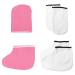4 pairs hand mask foot mask paraffin wax hand care shower glove moisture gloves for moisturizing gloves paraffin bag gel SOKCS toolbox soothing