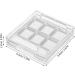 Healeved 3ensembles Palette de Fards Paupi res Vide Transparente avec Rangement pour Pinceaux et Compartiments pour Tester les Couleurs de Maquillage - Buy Online on GoSupps.com