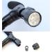 Folding led Crutches for Elderly Man with Lights Small Four-Legged Base 360 Degree Rotating Height Adjustable Aluminum Alloy Plastic Sponge Handle Interesting - Buy Online on GoSupps.com