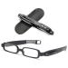 Vevesmundo blue light filter Reading glasses with case narrow compact mini Small folding glasses reading aid for on the go+1.0 +1.5 +2.0 +2.5 +3.0 +3.5.4.0 1er black reading glasses with leather bag 2.0 x