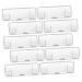 Minkissy Travel Razor Storage Box - 40 Stk Portable Shaver Bag Case for Safety Razor - Reusable Transparent Plastic 14.7x5.7cm - Ideal for International Shipping - Buy Online on GoSupps.com