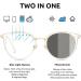 Buy Firmoo Photochrome Sunglasses - Anti Blue Light Reading Glasses for Men & Women | Glare Protection & Eye Strain Relief - 1.0x Clear - Buy Online on GoSupps.com