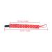 Universal Pacifier Holder Leash - Non-Toxic Safe & Foldable for On-the-Go (Red Dots) | International Shipping Available - Buy Online on GoSupps.com