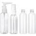 NINVVS 4 pcs 100ml Travel Bottles For Toiletries Refillable Liquid Container Clear Empty Bottle For Lotion Shampoo Conditioner Shower Gel Hand Soap with Labels and Funnel - Buy Online on GoSupps.com