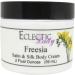 Eclectic Lady Freesia Satin and Silk Cream Body Cream Body Lotion 2 oz - Shea Butter Aloe Silk Amino Acids Vitamin E Phthalate-Free Handcrafted in USA - Perfect For Women 2 Ounce (Pack of 1)