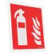 Notlok Safety Work Fire Protection Sign - 20pcs DIN EN ISO 7010 Fire Extinguisher PVC Plate with Foam Adhesive - 15x15 cm - Buy Online on GoSupps.com
