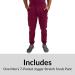 KESWI Bristol Seven Pocket Jogger Scrub Pants for Men  4 Way Stretch Anti-Wrinkle Ultra Soft Medical Scrub Uniform Medium Black - Buy Online on GoSupps.com