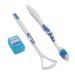 Wound Cleaning Set - Anggrek Mouth Cleaner | Effective Tongue Scraper & Toothbrush Set for Adults - Flexible PP Material - Buy Online on GoSupps.com