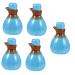 Frcolor 5st traditional sauce bottle kitchen saucen bottle vase diffuser pot with essential oils container for essential oils spice porcelain dose bottle container essential oil