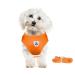 Meioro dog harness with leash reflecting softly padded dogs dishes-active adjustable breast harness for small medium-sized puppies cat-black vest (orange XS breast: 26-29cm) XS breast: 26-29cm orange