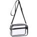 Octdient Transparent Concert Bag for Women | PVC Waterproof Stadium Shoulder Bag with Adjustable Strap | Ideal for Money Exchange - Buy Online on GoSupps.com