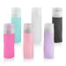 AUPTIG Silicone travel bottles 90 ml set 6PCS Travel Containers Portable Travel Containers Silicon Squeeze Bottles reusable for travel toiletries shampoo and conditioner