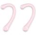 goforwealth Pairs Silicone Ear Hooks Earring Covers Reusable Silicone Ear Protectors Ear Holder Hook Ear Strap Accessories Can Relieve Earache Pleasure Black - Buy Online on GoSupps.com