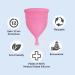 PeeSafe Menstrual Cup for Women - Leak-Proof Odor-Free Rash-Resistant Reusable Medical Silicone - Small Pink Medium - Buy Online on GoSupps.com