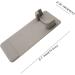 Silicone Self-Adhesive Wall Mount Razor Holder - Waterproof Bathroom Storage Rack for Men's Gillette & Schick Razor - 2 Pack Gray - Buy Online on GoSupps.com
