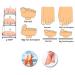 Bluelans Silicone Gel Bunion Corrector Toe Separator Guards - White (1 Pair) - Buy Online on GoSupps.com