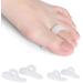 Pedimend Silicone Gel Toe Straightener (2PAIR - 4PCS) - Toe Separators For Hammer Toes - Claw Toe Corrector - Reduces Toe & Foot Discomfort - For Men & Women - Foot Care