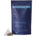 MISSION - Focus Tea - Yerba Mate Tea with Mint & Liquorice - Improve Mental Clarity - 30 Pyramid Tea Bags Focus 30 Teabags