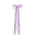 Husalsea Stylish Large Purple Bow Soft Ribbon Suitable for Women and Girls