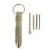 4 in1 Mini Portable Golden Opener Screwdrivers Ear Pick Ear Cleaner Keychain Kit Fashion Processed