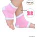 PEDIMEND Compression Heel Socks for Cracked Skin, Plantar Fasciitis, and Metatarsal Pain - Moisturizing Open Toe Recovery Socks (1 Pair - 2PCS) | Foot Care in One Size Pink - Buy Online on GoSupps.com