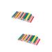 Housoutil 100 Pcs Fruit Canes Scrapbooking Accessories Braiding Toy Sticks Homemade Canes Nail Art Tips Decoration Diy Manicure Supplies Diy Nail Art Supplies Stickers Polymer Clay