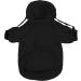 Ducomi Dog Sweater with Hood - Warm & Soft for All Sizes & Breeds - Single-Colored Black Sweater for Pets & Puppies (Size M) - Buy Online on GoSupps.com
