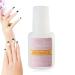 10g Fast Drying Nail Glue Sticky Nail Piece Adhesive for False Nail Acrylic Nail Art Decoration Glue with Brush 3Pcs