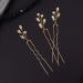 FXmimior Bridal Crystal Hair Pins - Pack of 3 (Gold) | Wedding & Party Accessories - Buy Online on GoSupps.com
