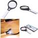 Handheld Reading Magnifier Magnifying Mirror Magnifying Glass Reading Handheld Illuminated Magnifier Document Magnifying Glass Magnifying Glass with Light Used for Reading - Buy Online on GoSupps.com
