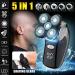 5D Floating Heads Electric Shaver - 5 in 1 Rechargeable Razor & Hair Clipper for Men | Nose & Ear Trimmer & Facial Cleaning Brush - International Shipping - Buy Online on GoSupps.com