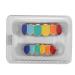 Grill teeth colorful cosplay tooth cover made of high -quality brass galvanizing equipped with a portable storage box easy to wear (#1)