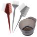 4 PCS Professional Salon Hair Coloring Dyeing Kit 2021 Version Hair Dye Brush and Bowl Set - Dye Brush & Comb/Mixing Bowl/Tint Tool