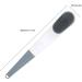 Electric Silicone Bath Brush - Waterproof Vibrating Body Shower Cleansing & Massager - Long Handle Multi-functional Design (Gray) - Buy Online on GoSupps.com
