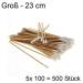 500x Large Cotton Swabs - Kosmetex Wooden Stick with Cotton Head | Perfect for Beauty & Hygiene - International Shipping Available - Buy Online on GoSupps.com