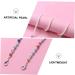 Frcolor 4-Piece Anti-Drop Chain Holder for Masks & Sunglasses - Kids & Adults | Pearl Strap & Rope for Glasses - Buy Online on GoSupps.com