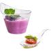 100PCS Plastic Spoons 4.7Inch Disposable Appetizer Spoons Heavy Duty Plastic Cutlery Transparent and Robust Tasting Spoons for Desserts Soups Sushi Dipping Sauces - Buy Online on GoSupps.com