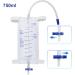 5 Pack 750ml Urine Drainage Bags - Anti-Reflux + 2 Straps - Ideal Urine Collection Solution for Home & Travel | International Shipping - Buy Online on GoSupps.com