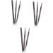 POPETPOP 3pcs 2 1 Waterproof Eyebrow Pen Coffee Eyebrow Pencil Eyebrow Pencil Brush Eyebrow Brush Refill 1 count (Pack of 1) As Shownx3pcs - Buy Online on GoSupps.com