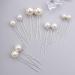 Aimimier Bridal Pearl Hair Pins - Set of 10 Large Ivory Champagne Bobby Pins for Wedding, Prom, and Festivals - Hair Accessories for Women and Girls - Buy Online on GoSupps.com