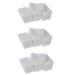 LAMELLIS 960Pcs Lady White Rectangular Face Cleaning Cotton Pads