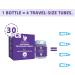 Purple Toothpaste Tablets for Teeth Whitening - Rabbitooth Mint Flavor 30pcs Color Correction - Buy Online on GoSupps.com