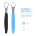 2 Sets Stainless Steel Oral Mouth Cleaning Scraper Tools | Black & Blue - Best for Dental Hygiene Care - Buy Online on GoSupps.com