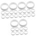 Healeved 24 Pcs Silicone Ring Rubber Silicone Ring Soft Silicone Ring Best Friend Silicone Mens Ring Men's Accessories Mens Fidget Ring Finger Jewelry Silicone Finger Ring Gym Accessories 2.6X2.6X0.7CMx3pcs Blackx3pcs