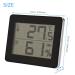 Digital Hygrothermograph & Thermometer - LCD Humidometer for Accurate Room Temperature & Humidity Measurement (Black) - Buy Online on GoSupps.com