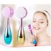 2-in-1 Double-Sided Facial Cleansing Brush for Deep Pore Exfoliation and Makeup Removal - Gold - Buy Online on GoSupps.com